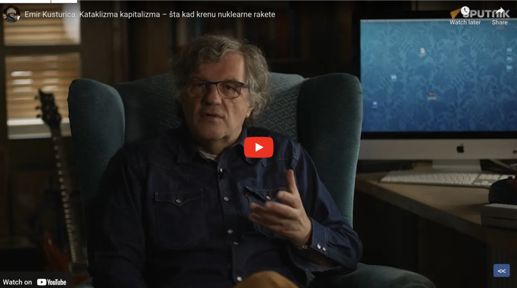 Кустурица: Катаклизма капитализма — шта кад крену нуклеарне ракете